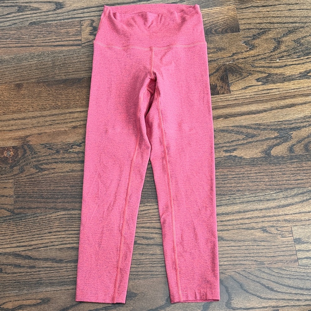 Fleo El Toro Bounce leggings hemmed to 21" inseam
